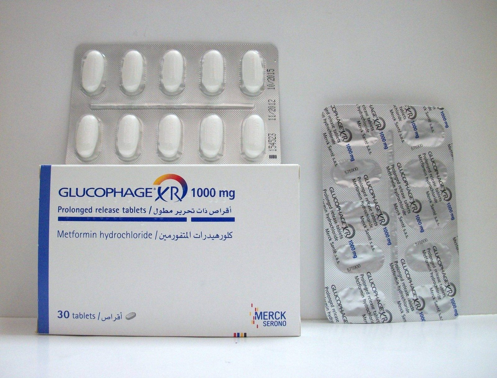 GLUCOPHAGE XR 1000 MG 30 TAB س ج