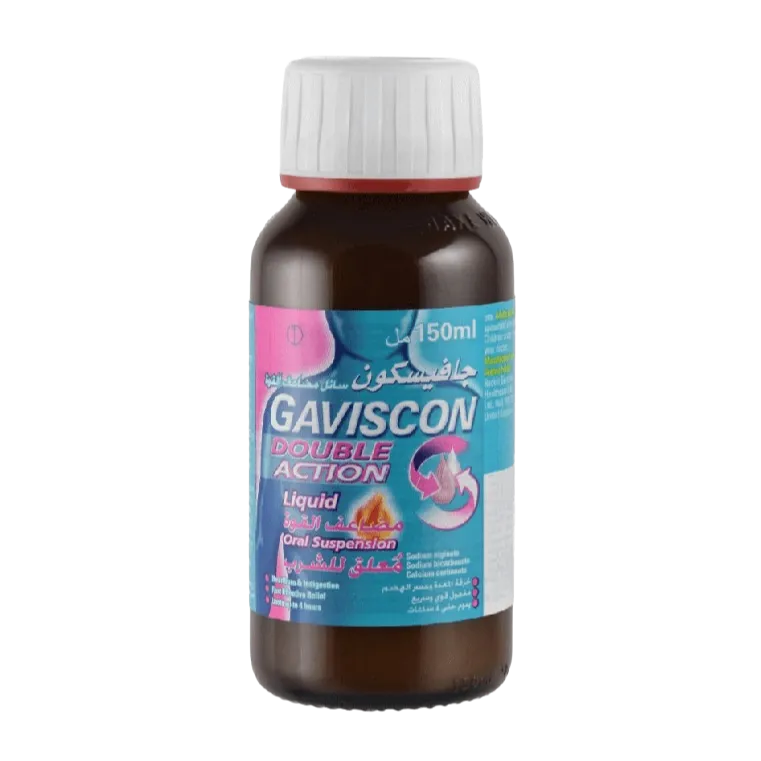 GAVISCON DOUBLE ACTION SUSP 150 ML س.ج