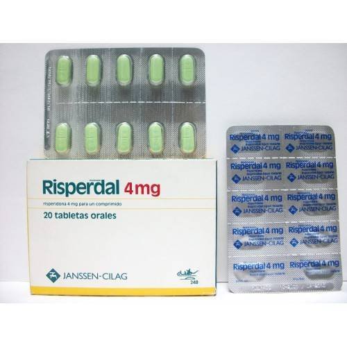 RISPERDAL 4 MG 20 TAB