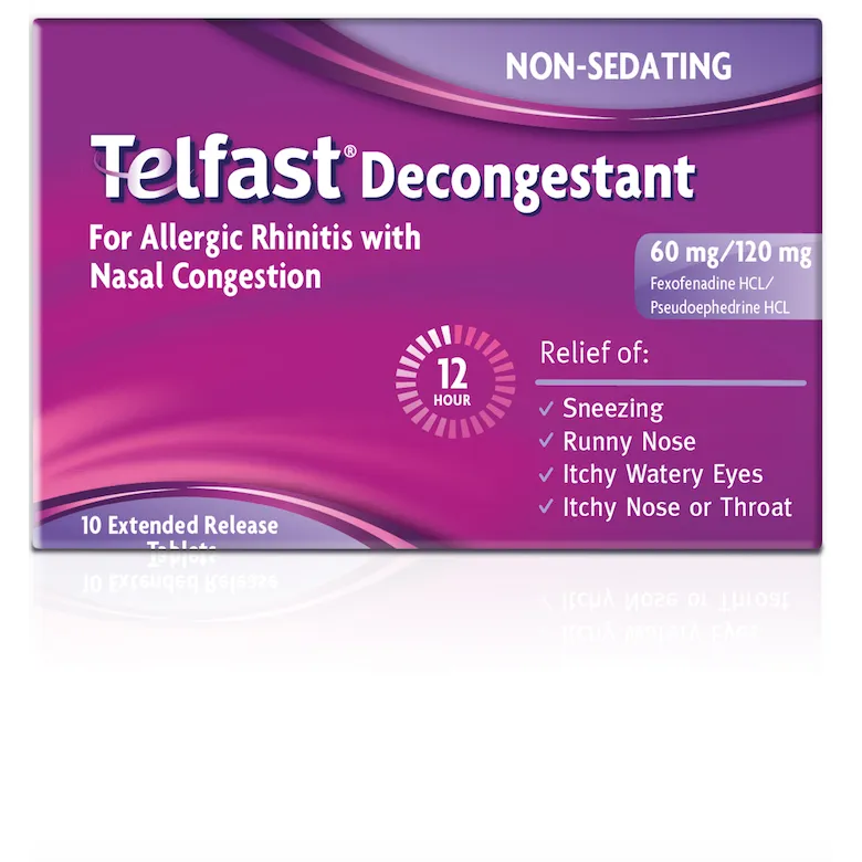 TELFAST DECONGESTANT 10 TAB