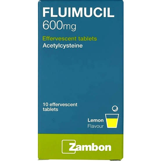 FLUIMUCIL 600 MG 10 EFF TAB س.ج