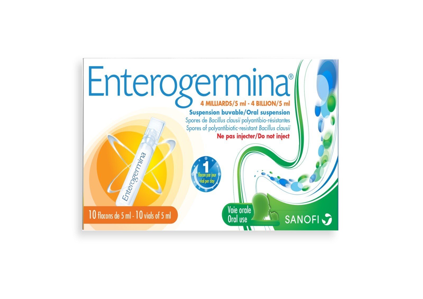 ENTEROGERMINA 4 BILLION 10 VIAL س.ج