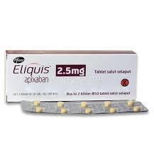 ELIQUIS 2.5 MG 20 TAB