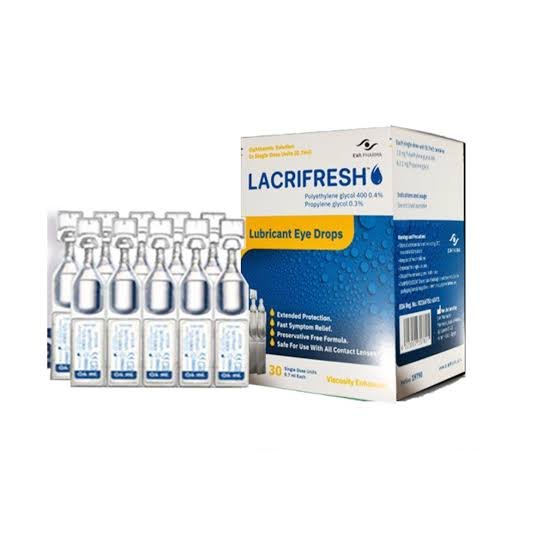LACRIFRESH EYE DROPS 30 SINGLE DOSE