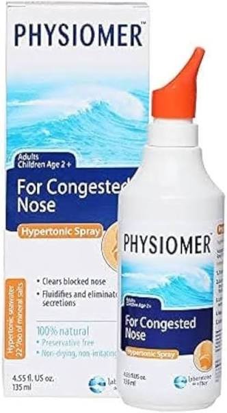PHYSIOMER HYPERTONIC NASAL SPRAY 135 ML س.ج