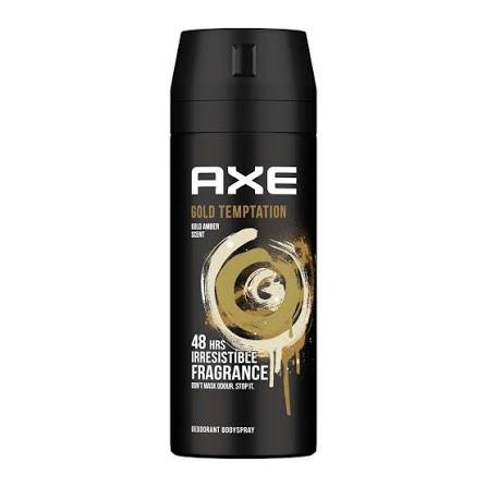 AXE BODY SPRAY (GOLD TEMPTATION) FOR MEN 150ML UN