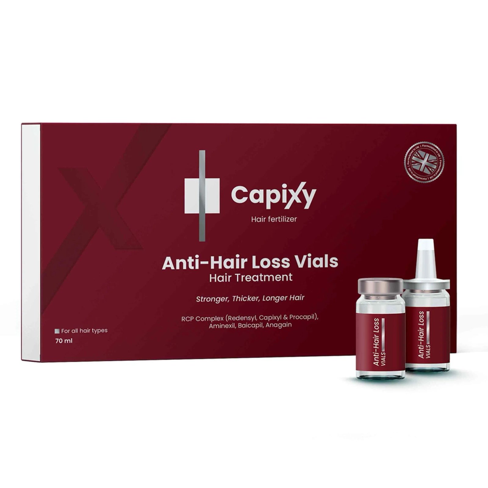 CAPIXY ANTI HAIR LOSS 70 ML VAILS