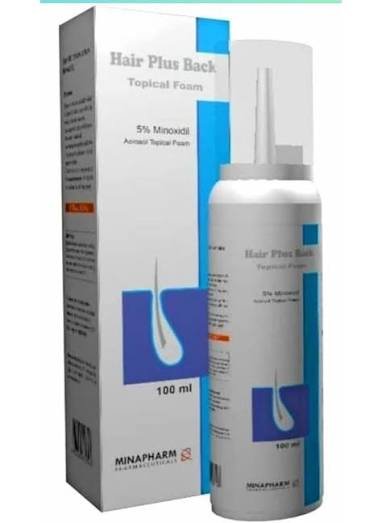 HAIR PLUS BACK TOPICAL FOAM 100 ML