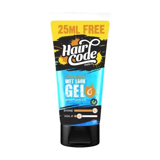 HAIR CODE WET LOOK GEL 160ML انبوبة ازرق