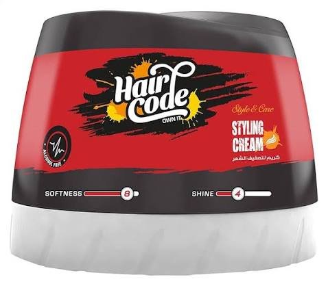 HAIR CODE STYLING CREAM 150ML احمر
