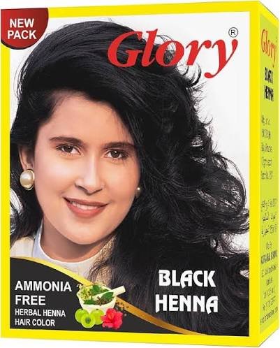 GLORY حنا جلورى اسود 100 جرام