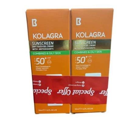 KOLAGRA SPF50+ GEL CREAM 50 ML OFFER