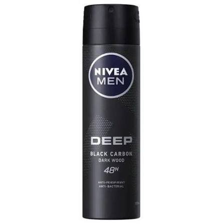 NIVEA SPRAY FOR MEN (DEEP BLACK ) 150MLخصم