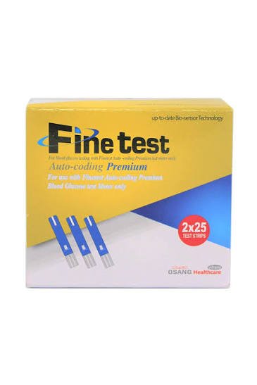 FINE TEST 50 PCS شرائط سكر