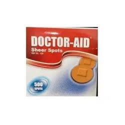 DOCTORAID بلاستر دكتور اد مدور 500قطعة