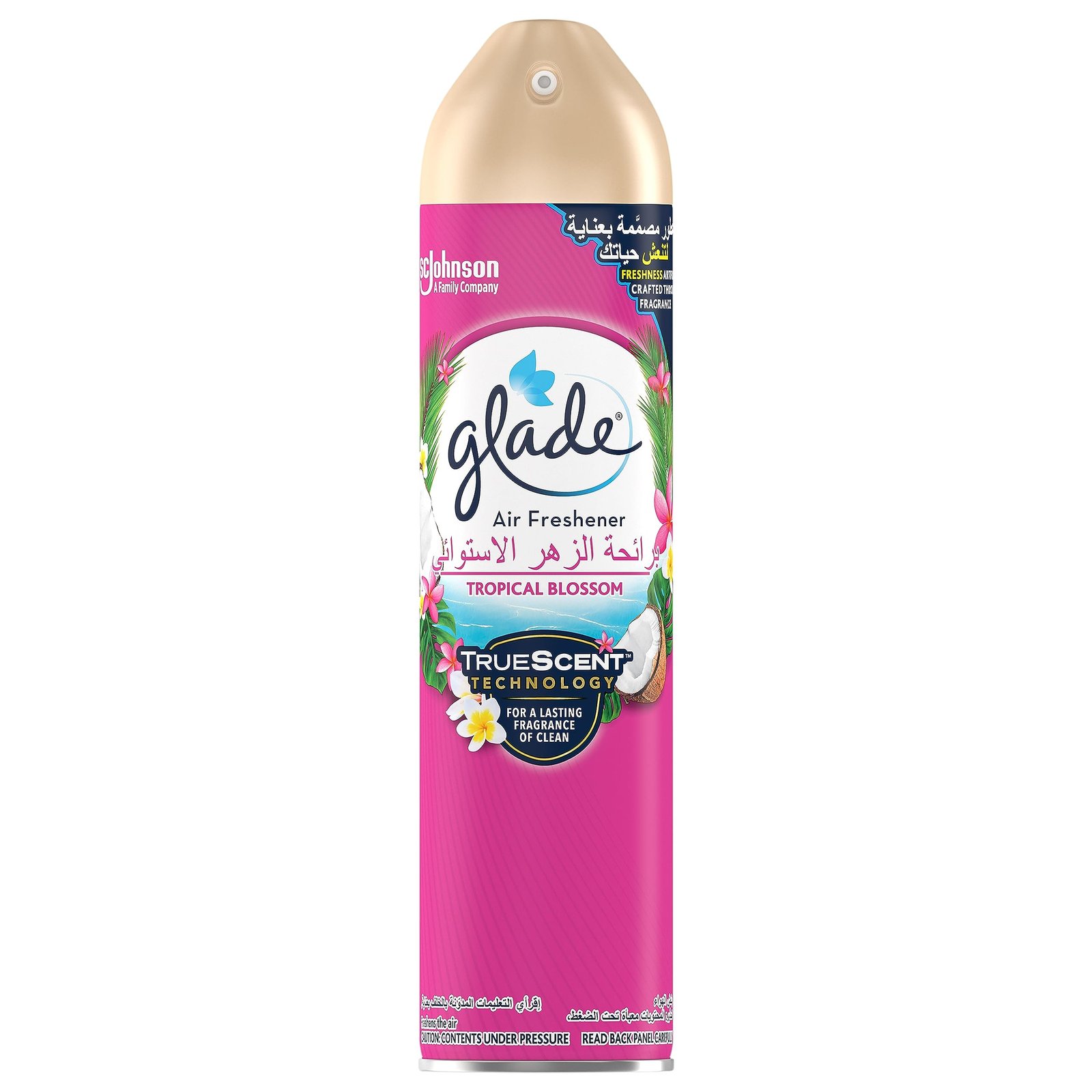 GLADE AIR زهور استوائيه 300 ML