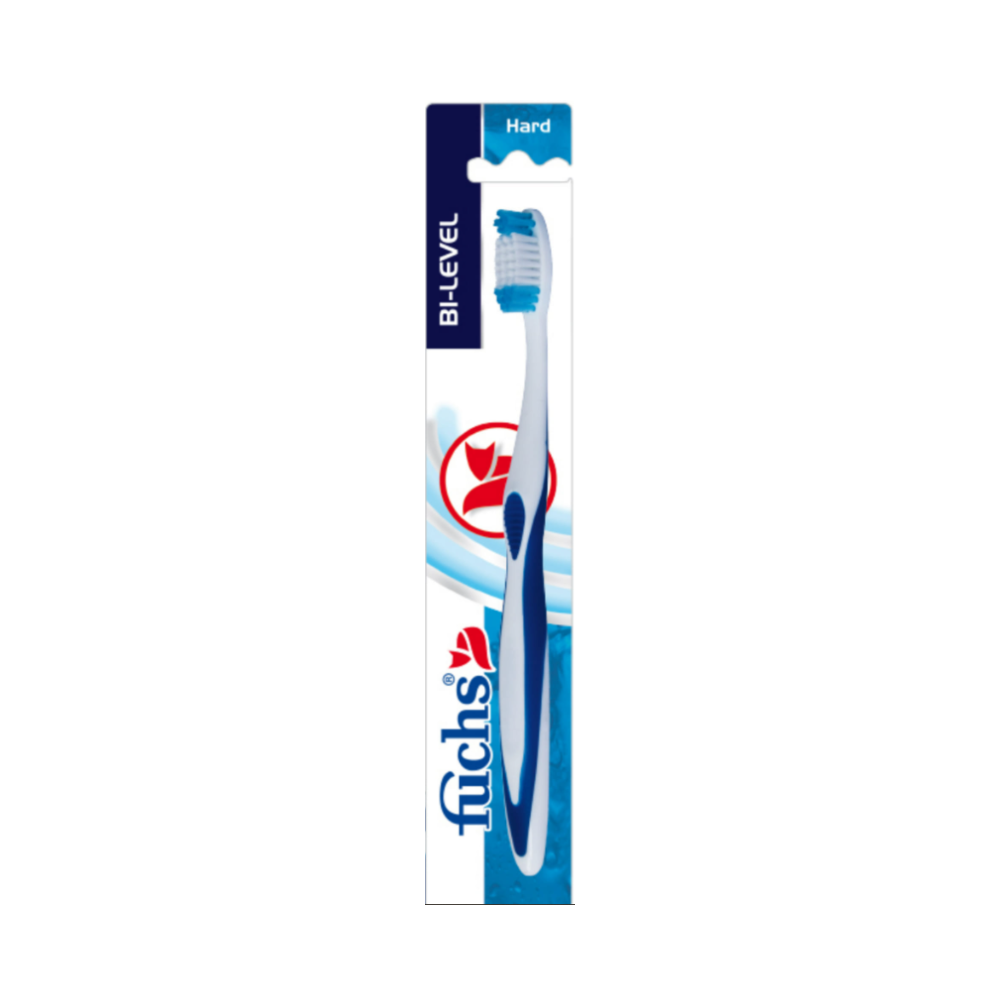 FUCHS BI-LEVEL HARD TOOTHBRUSH