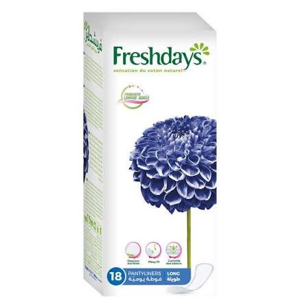FRESHDAYS PLUS LONG 18 PANTILINERS PCS(20683) اطول
