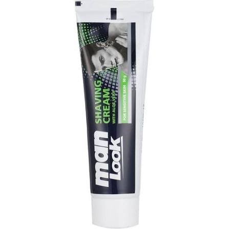 MAN LOOK SHAVING CREAM (ALOE VERA) 90GM