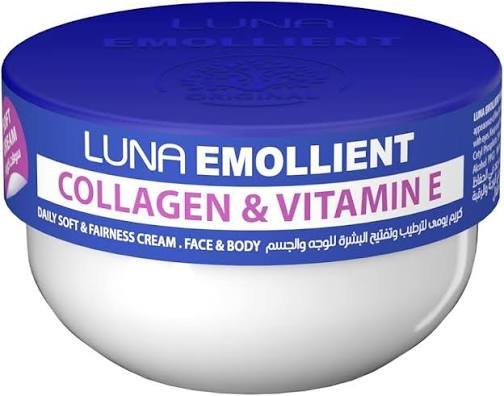 LUNA EMOLLINT COLLAGEN &VITAMEN E 160 GM