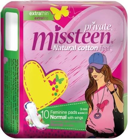 PRIVATE MISS TEEN EXTRA THIN 10 PCS (7508)