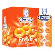 PECTOL ORANGE 8 LOZENG TAB برتقالي