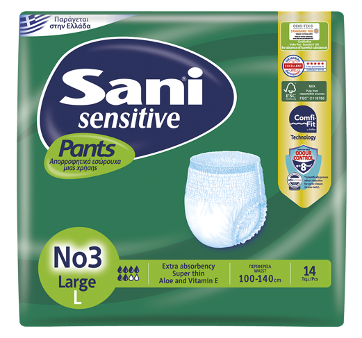 SANI PANTS LARGE 14 PCS