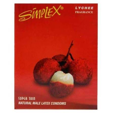 SIMPLEX 3 CONDOMS LYCHEE