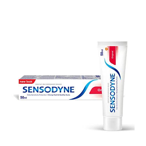 SENSODYNE ORIGINAL . GM 50 EVA معجون اسنان احمر