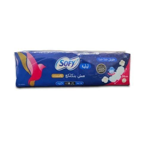 SOFY MAXI NIGHT SUPER EXTRA LONG 12 PADS