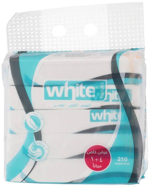WHITE 210 TISSUES