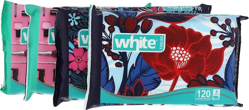 WHITE 120 TISSUES