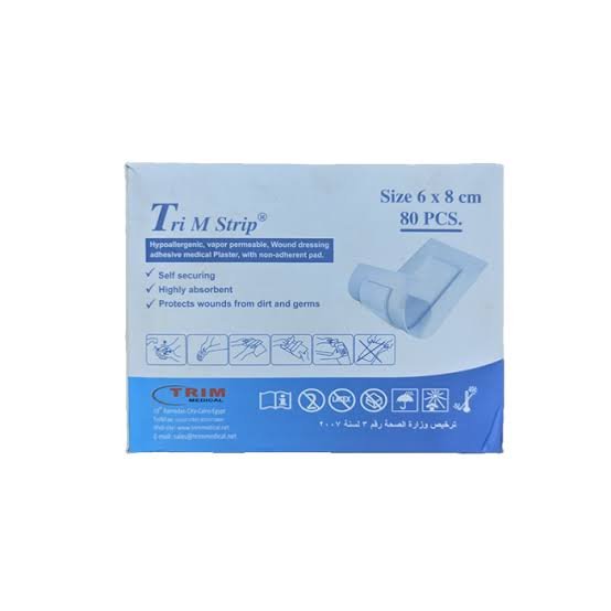 TRI M STRIP PLASTER 6X 8 CM