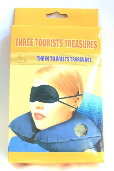 THREE TOURISTS وسادة هوائية + نظارة