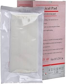SURGICAL PAD 10X20 CM TRI M