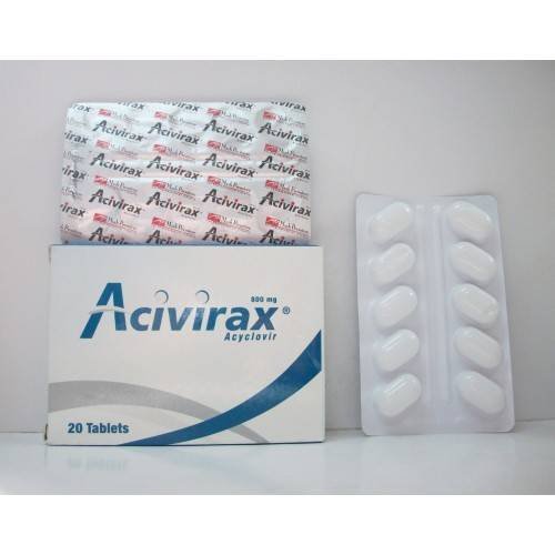 ACIVIRAX 800 MG 20 TAB