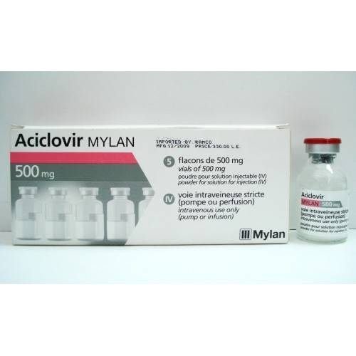 ACICLOVIR 500 MG 5 VIAL