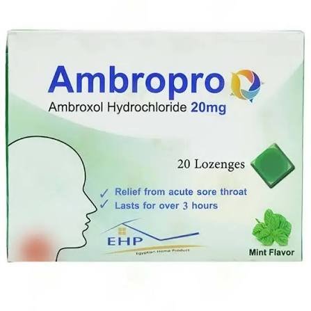 AMBROPRO 20 MG 20 LOZENGES