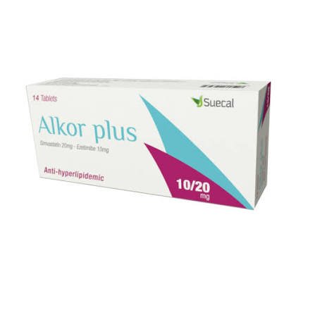 ALKOR PLUS 10/20 MG 14 TAB س.ج