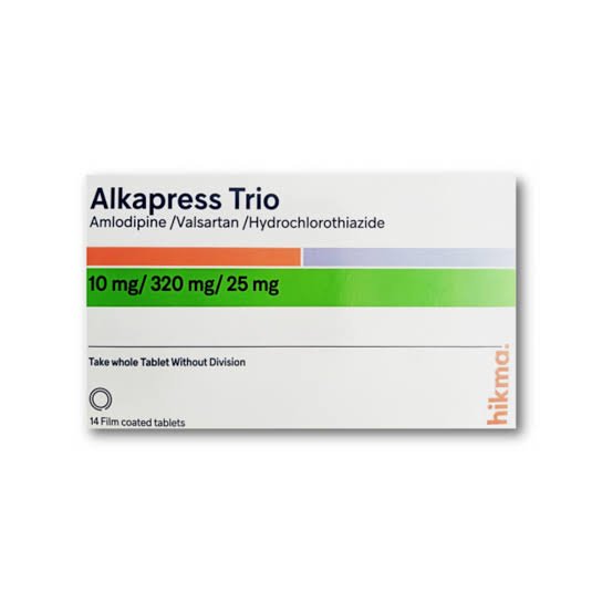ALKAPRESS TRIO 10/320/25 MG 14 TAB