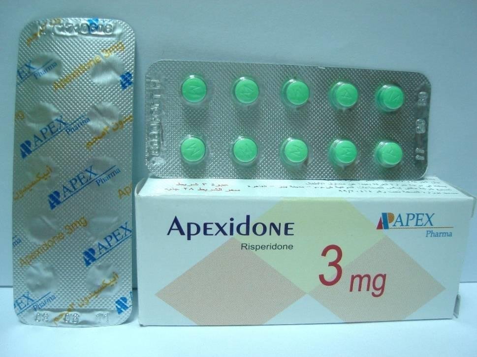 APEXIDONE 3 MG 30 TAB س.ج