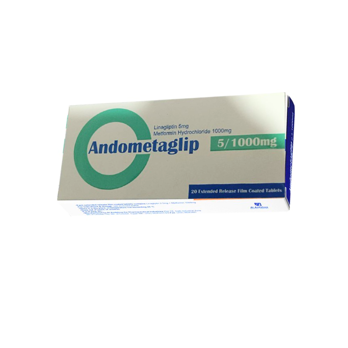ANDOMETAGLIP 5/1000 MG 20 TAB