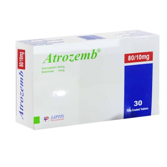 ATROZEMB 80/10 MG 30 TAB