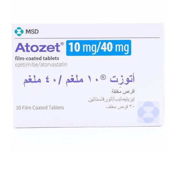 ATOZET 10/40 MG 30 TAB