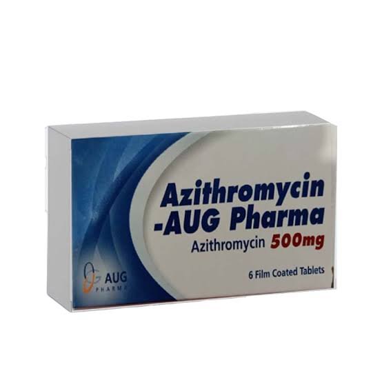 AZITHROMYCIN (AUG) 500 MG 6 TAB