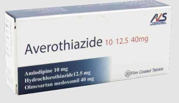 AVEROTHIAZIDE 40/10/12.5 MG 30 TAB