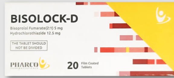 BISOLOCK - D 5 MG / 12.5 MG 20 TAB