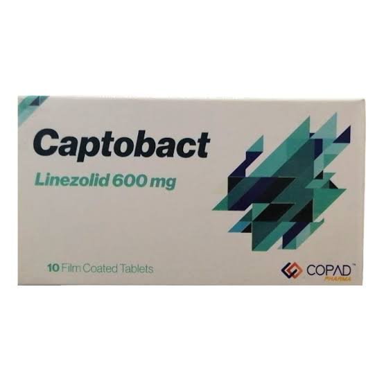 CAPTOBACT 600 MG 10 TAB