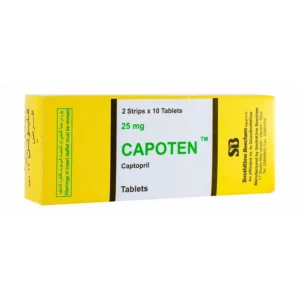 CAPOTEN 25 MG 20 TAB