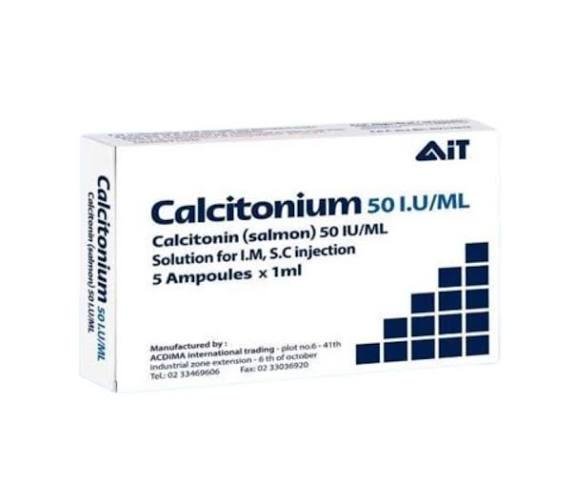 CALCITONIUM 50 I.U 5 AMP